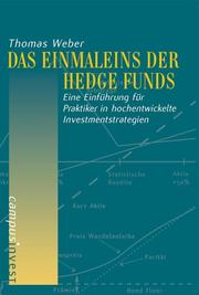 Cover of: Das Einmaleins der Hedge Funds.