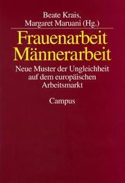 Cover of: Frauenarbeit - Männerarbeit. by Beate Krais, Margaret Maruani