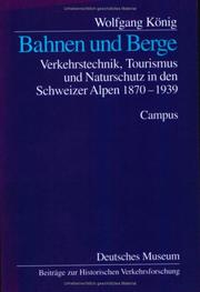 Cover of: Bahnen und Berge.