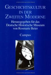 Cover of: Geschichtskultur in der Zweiten Moderne.