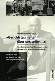 Cover of: Gerichtstag halten wir über uns selbst. by Irmtrud Wojak
