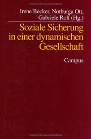 Cover of: Soziale Sicherung in einer dynamischen Gesellschaft.