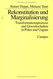 Rekonstitution und Marginalisierung.