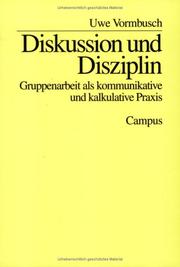 Cover of: Diskussion und Disziplin.