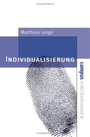 Cover of: Individualisierung.