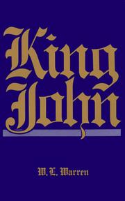 King John by W. L. Warren