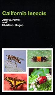 Cover of: California Insects (California Natural History Guides) by Jerry A. Powell, Charles L. Hogue