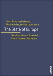 Cover of: The State of Europe: Transformation of Statehood from a European Perspective