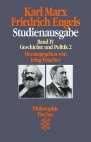 Cover of: Studienausgabe IV. Geschichte und Politik II. ( Philosophie). by Karl Marx, Friedrich Engels, Iring Fetscher