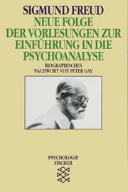 Cover of: Neue Folge der Vorlesungen zur Einführung in die Psychoanalyse.