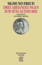 Cover of: Drei Abhandlungen zur Sexualtheorie. by Sigmund Freud