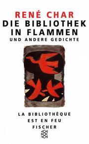 Cover of: Die Bibliothek in Flammen und andere Gedichte.