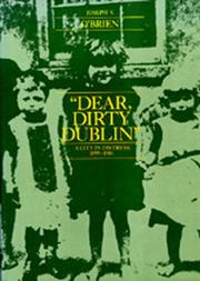 Cover of: Dear, dirty Dublin by Joseph V. O'Brien