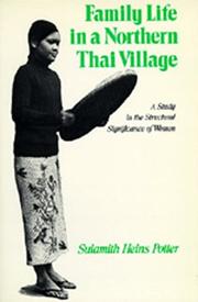 Family life in a Northern Thai village by Sulamith Heins Potter