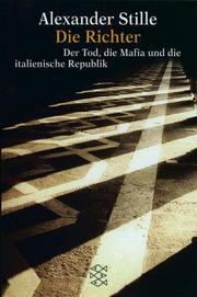 Cover of: Die Richter. Der Tod, die Mafia und die italienische Republik.