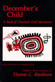 Cover of: December's Child: A Book of Chumash Oral Narratives