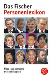 Cover of: Das Fischer Lexikon. Personen der Gegenwart. by 