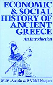 Cover of: Economic and Social History of Ancient Greece