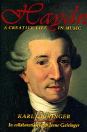 Haydn by Karl Geiringer, Irene Geiringer