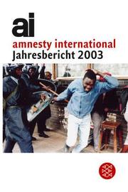 Cover of: Amnesty international Jahresbericht 2003.