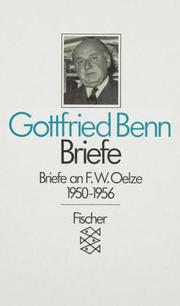 Cover of: Briefe II/2 an F. W. Oelze 1950 - 1956.