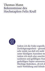 Cover of: Bekenntnisse des Hochstaplers Felix Krull by Thomas Mann