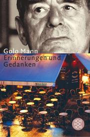 Cover of: Erinnerungen und Gedanken. by Golo Mann