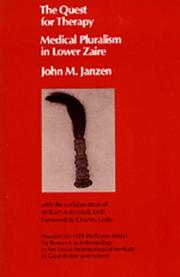 Cover of: The Quest for Therapy by John M. Janzen
