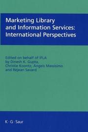 Cover of: Marketing Library and Information Services