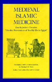 Cover of: Medieval Islamic medicine by ʻAlī ibn Riḍwān