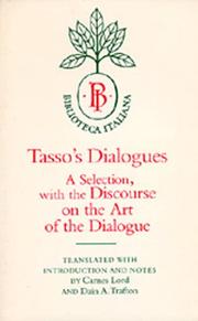 Tasso's Dialogues by Torquato Tasso