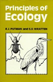 Cover of: Principles of ecology