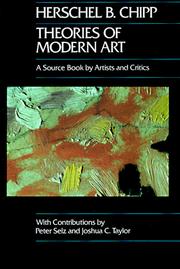 Cover of: Theories of Modern Art A Source Book by Artists and Critics (California Studies in the History of Art)