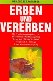 Cover of: Erben und vererben.