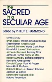 Cover of: The Sacred in a Secular Age by Hammond, Phillip E.