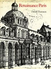 Cover of: Renaissance Paris by Thomson, David