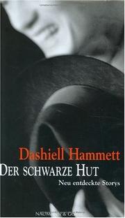 Cover of: Der schwarze Hut. by Dashiell Hammett