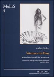 Cover of: Stimmen Im Fluss: Wasserfrau-Entwurfe Von Autorinnen Literarische Beitrage Zum Geschlechterdiskurs Von 1800-2000 (Medien - Literaturen - Sprachen in Anglistik/Amerikanistik,)