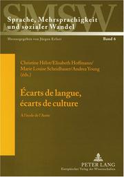 Écarts de langue, écarts de culture by Christine Hélot