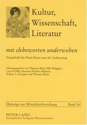 Cover of: Mit Clebeworten Underweben | 