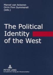 Cover of: The Political Identity of the West by Marcel van Ackeren