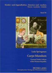 Cover of: Carpe Mundum | Luke Springman
