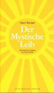Cover of: Der mystische Leib