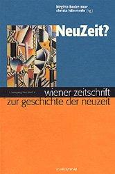 Cover of: Wiener Zeitschrift zur Geschichte der Neuzeit, Jg.2001/2 : NeuZeit?
