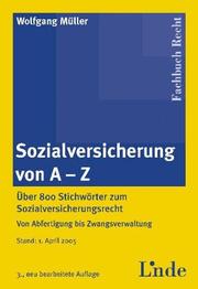 Cover of: Sozialversicherung von A - Z (für Österreich).