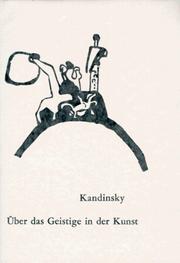 Cover of: Über das Geistige in der Kunst. by Wassily Kandinsky