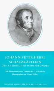 Cover of: Schatzkästlein des Rheinischen Hausfreundes. by Johann Peter Hebel