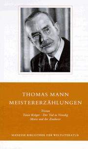 Cover of: Meistererzahlungen