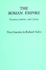 Cover of: The Roman Empire: economy, society, and culture