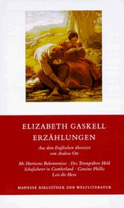 Cover of: Erzählungen. by Elizabeth Cleghorn Gaskell